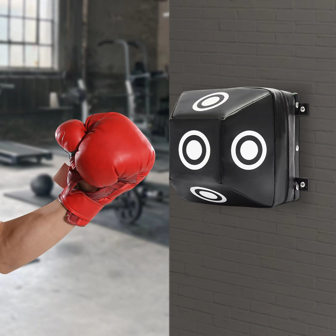 Premium Wall-Mount Boxing Training Target for Home & Gym – Uppercut Punching Bag with 4 Hit Points, Space-Saving Design, Durable PU & EVA Construction, Easy Installation & Cleaning - StrengthXPhysiotherapy