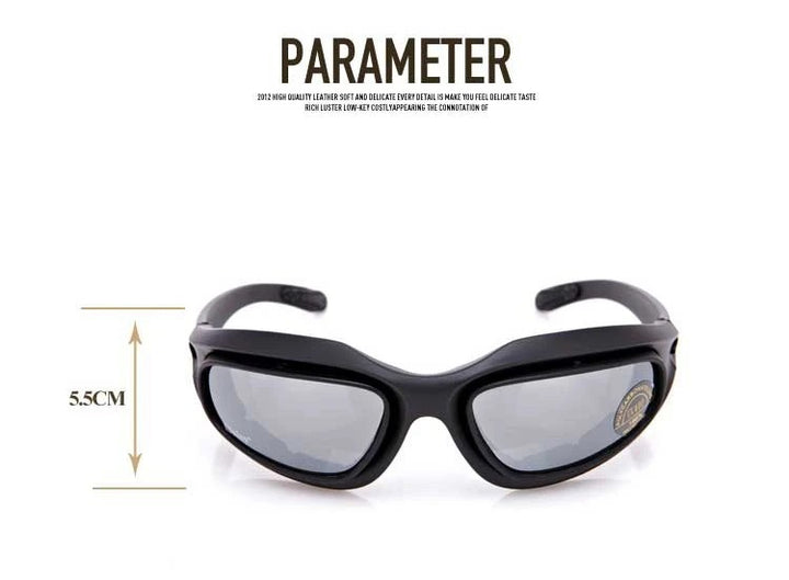 Premium Tactical Polarized Sport Glasses – UV Protection, Anti-Glare, 4 Lens Options for Shooting, Airsoft, Hunting, Hiking & Safety Eyewear - StrengthXPhysiotherapy