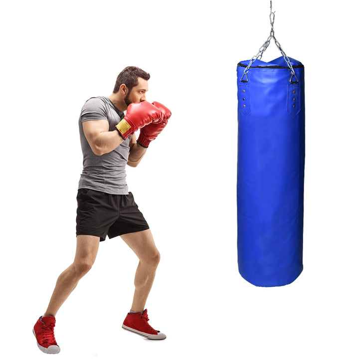 Premium Boxing Sandbag – High-Quality PU Punching Bag for Adult Practice – Durable Taekwondo, Karate & Thai Boxing Training – Includes Strong Metal Chain, Zipper Seal & Multiple Sizes - StrengthXPhysiotherapy