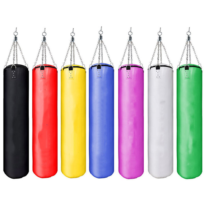 Premium Boxing Sandbag – High-Quality PU Punching Bag for Adult Practice – Durable Taekwondo, Karate & Thai Boxing Training – Includes Strong Metal Chain, Zipper Seal & Multiple Sizes - StrengthXPhysiotherapy