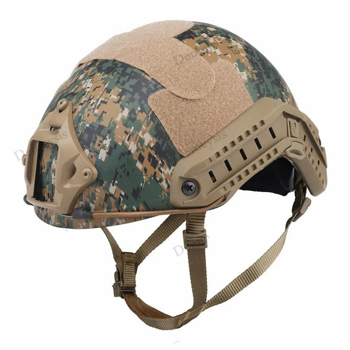 Premium FAST Tactical Helmet – Airsoft MH Camouflage, NVG Mount, Adjustable Outdoor Sport Helmet for Safety & Tactical Use