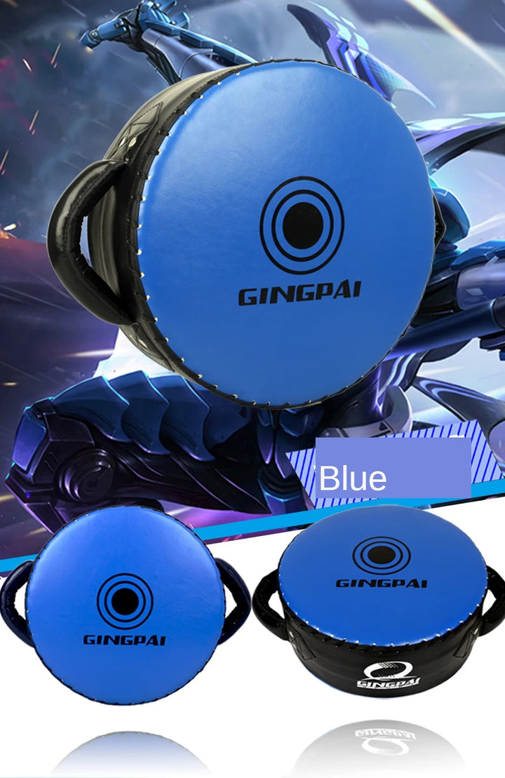 Premium High-Quality Boxing Target Shield – Large Round PU Focus Pad for Karate, Taekwondo, Kickboxing & Martial Arts Training – Hand & Foot Training Mat - StrengthXPhysiotherapy