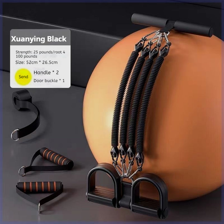 Premium Pedal Resistance Band Puller – Multi-Functional Home Exercise Equipment for Men, Adjustable Tension, Full Body 