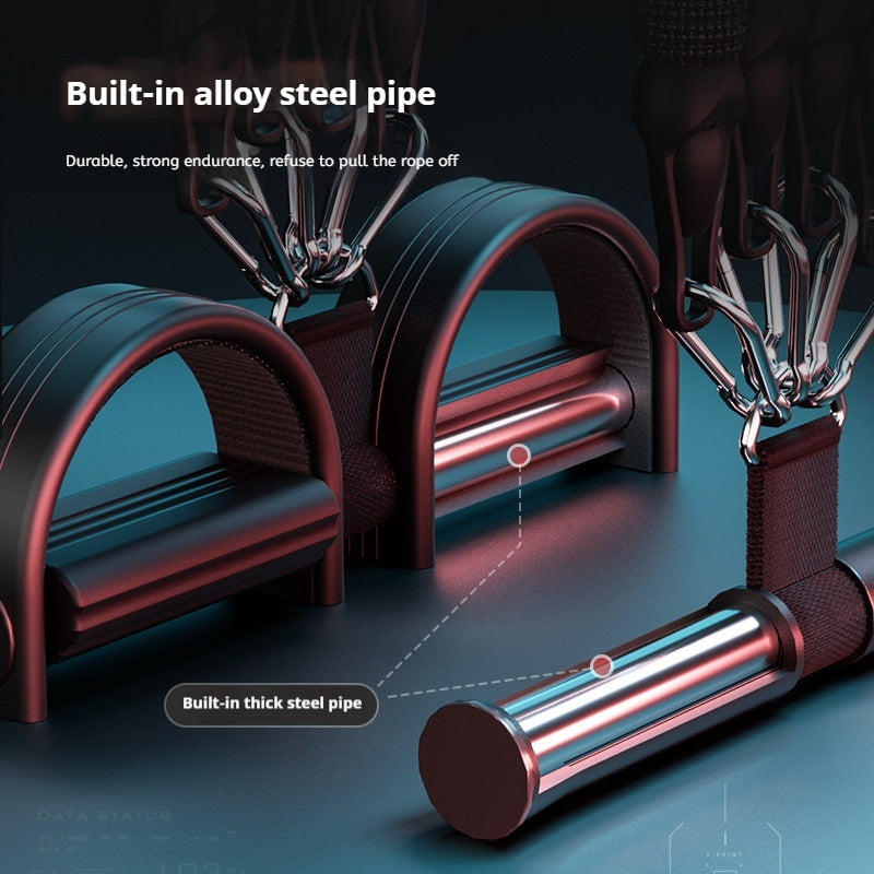 Premium Pedal Resistance Band Puller – Multi-Functional Home Exercise Equipment for Men, Adjustable Tension, Full Body 