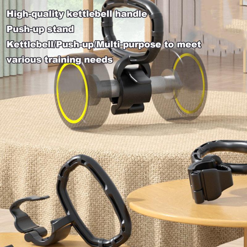 Premium Dumbbell to Kettlebell Converter – Portable Kettlebell Adapter for Home Gym Workouts – Sturdy Grip Handle for Heavy