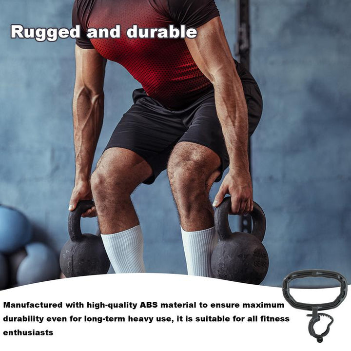 Premium Dumbbell to Kettlebell Converter – Portable Kettlebell Adapter for Home Gym Workouts – Sturdy Grip Handle for Heavy