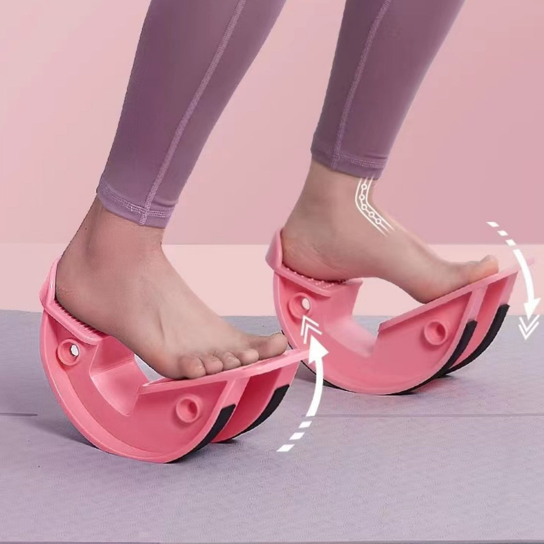 Premium Foot Stretcher Rocker Arm – Curved Ankle & Calf Stretching Board for Yoga, Fitness, Balance & Stability Training 