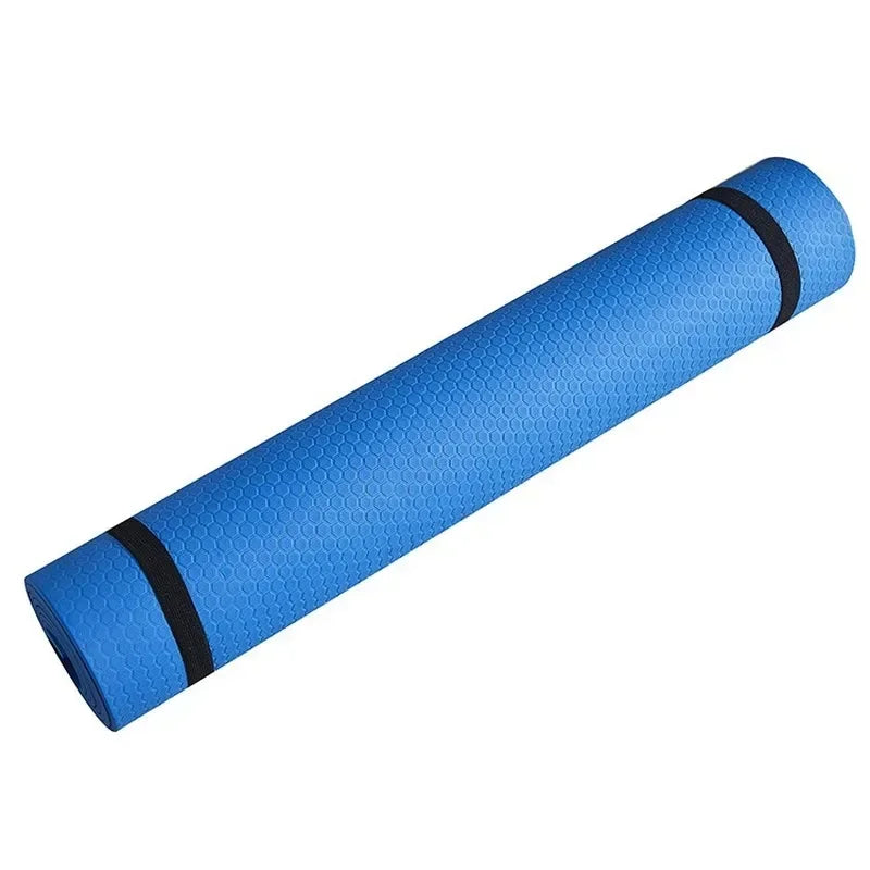 Premium 6MM Thick Yoga Mat – Anti-Skid EVA Foam Exercise & Pilates Mat – Comfortable, Durable Sports Fitness Mat