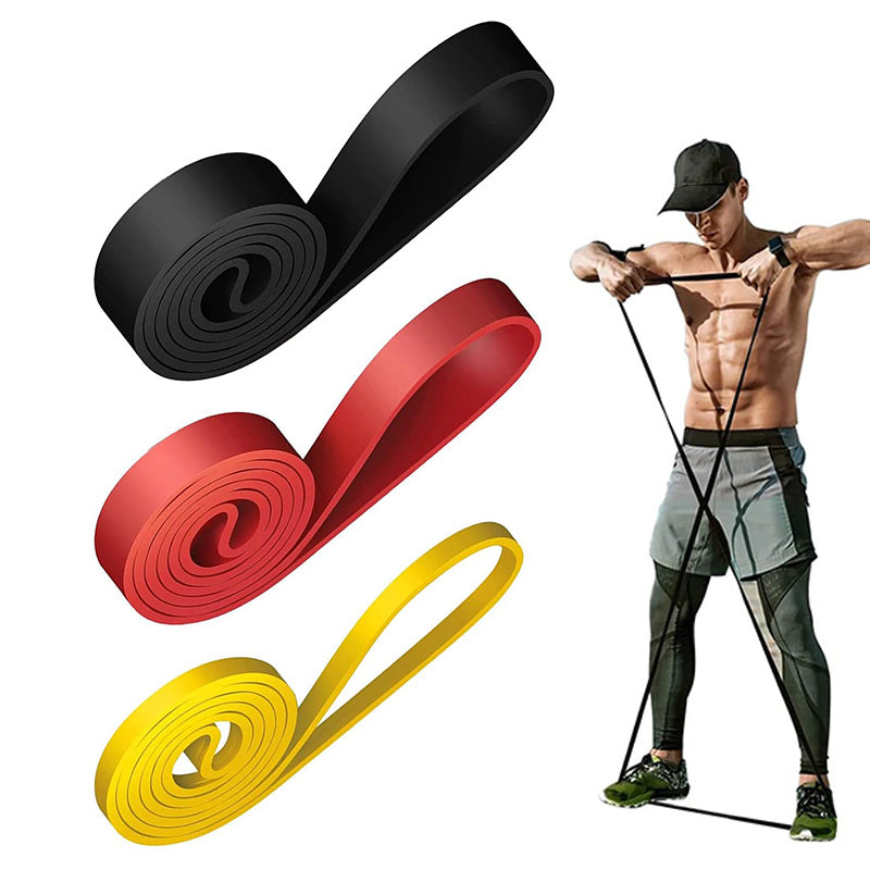 Premium Latex Resistance Band Set – Elastic Strength Bands for Pull-Ups, Pilates, CrossFit, and Fitness – Adjustable
